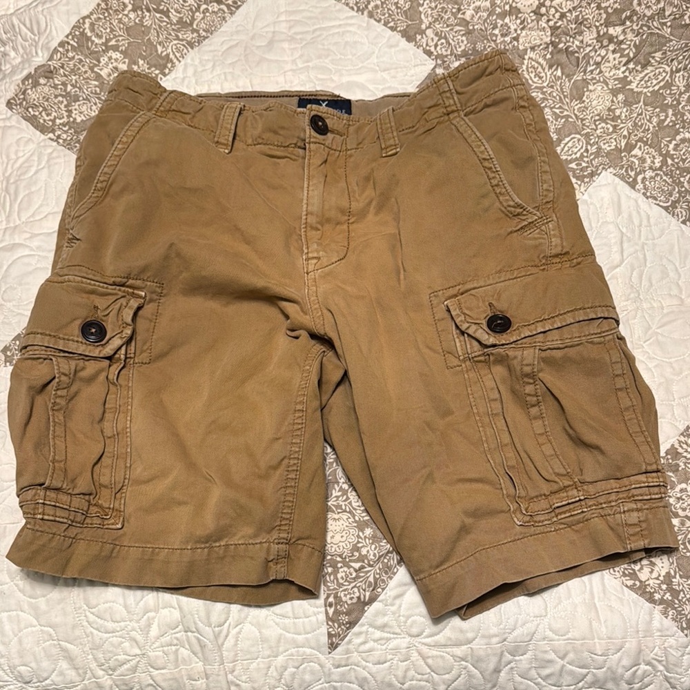 Men's Brown Cargo Shorts
